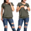 Damen Schwangerschafts-T-Shirt mit 4
