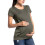 Damen Schwangerschafts-T-Shirt mit 3