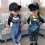 Kinder-Overall, lang, verstellbare Träger, 5