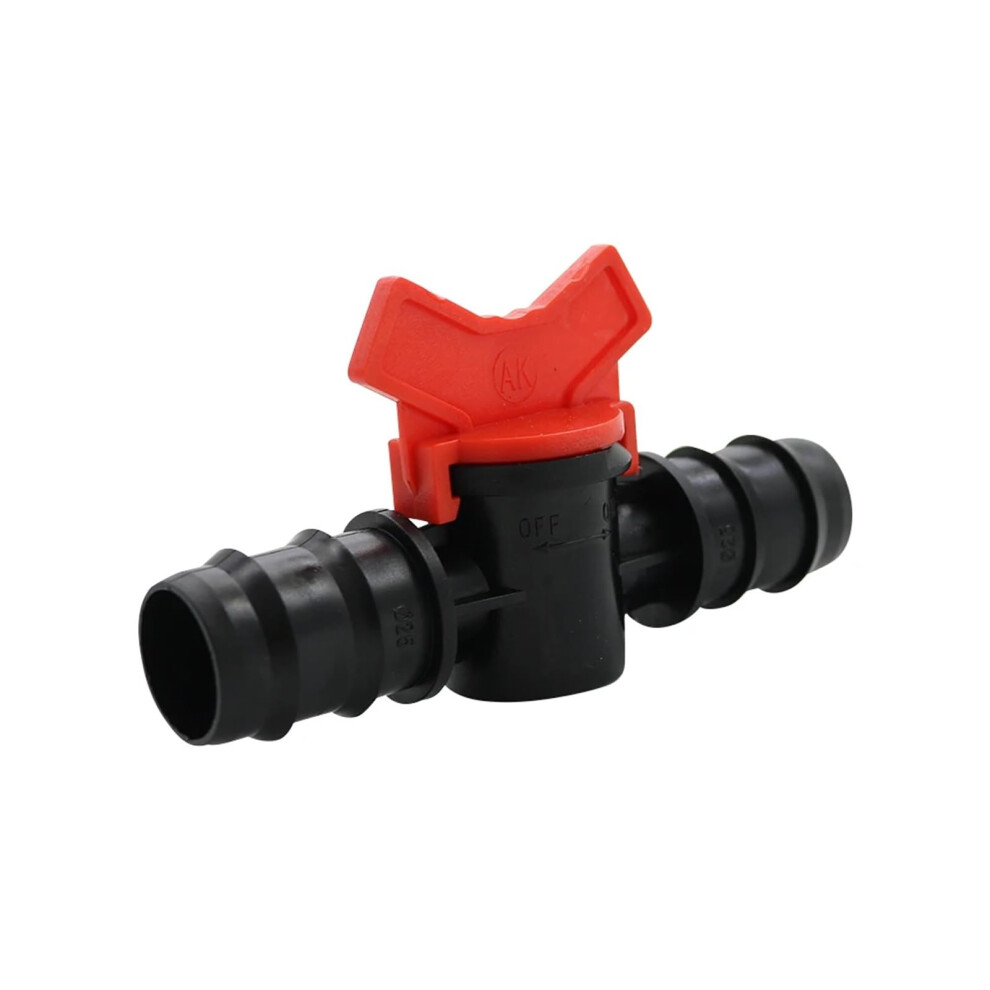 25Mm Pipe Water Valve, Drip Irrigation Pipe Fittings, Water Stop Connector, Watering Control Valve, 1Pcs 9393856611102