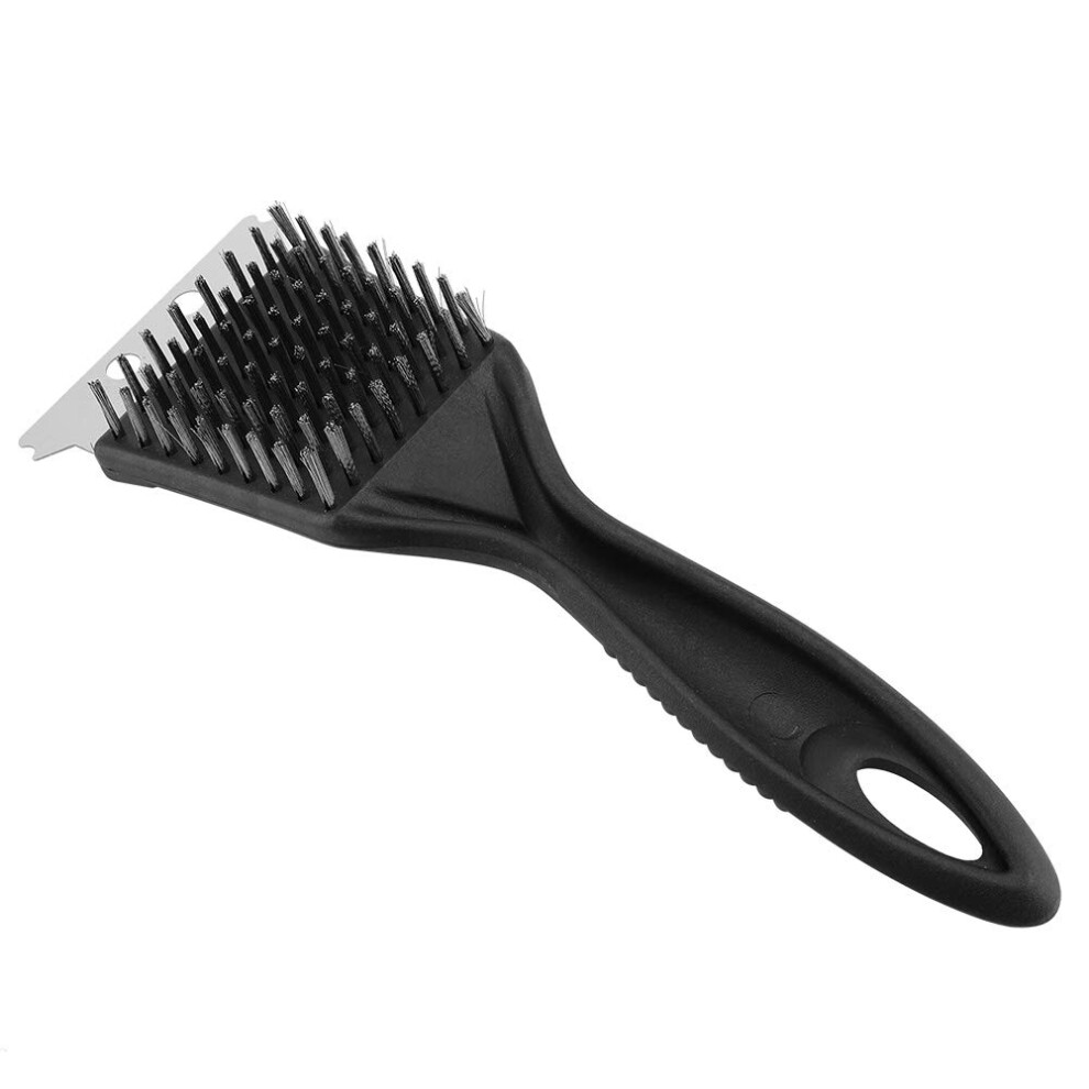BBQ Brush Stainless Steel Brush And Scraper For Porcelain Grate Cleaner For Gas And Charcoal Grills-image-OPC-PMFKZ5P-NEW
