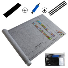 Tragbare Puzzlematte, Puzzlerolle, Filzmatte,