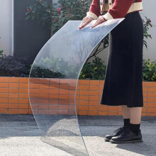 Polycarbonate Sheets UV Protected Clear Plastic Panels 0.8x1m (2.6x3.3ft) For Greenhouse Canopy Carport Stadiums