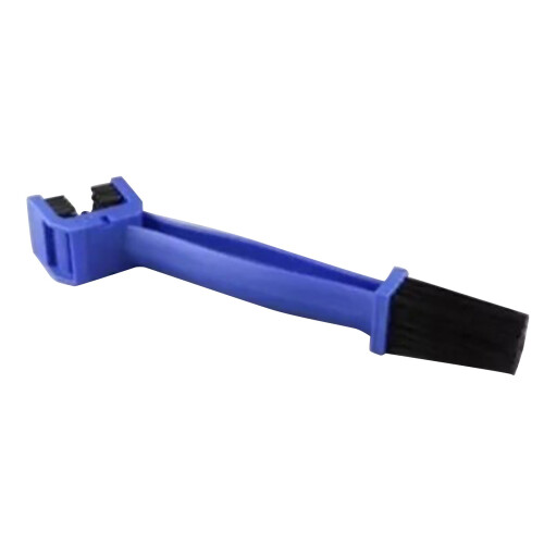 Motorcycle Chain Cleaning Brush 3-Side Portable Polypropylene Tool 1