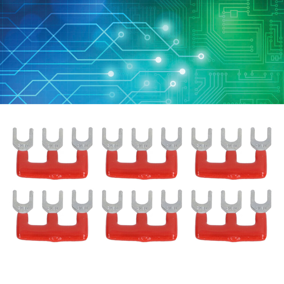 Red Fork Terminal Strips 400V 15A Tb 1503 Copper Conductor 20Pcs 8481354703120