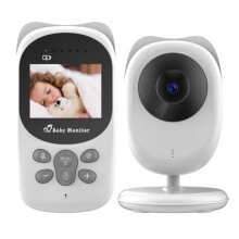 Caméra de surveillance bébé sans fil, moniteur vidéo, écran LCD 2,4 pouces, portée intérieure de 50 mètres, communication bidirectionnelle,