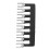 10Pcs Fork Terminal Strips 8 Poles 400V 15A Black TB-1508 12