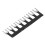 10Pcs Fork Terminal Strips 8 Poles 400V 15A Black TB-1508 6