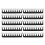 10Pcs 8-Position Black Barrier Strips, 400V 15A, 20.6mm Width 2