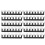 10Pcs Fork Terminal Strips 8 Poles 400V 15A Black TB-1508 2