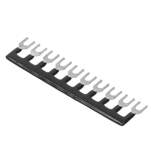 10Pcs 8-Position Black Barrier Strips, 400V 15A, 20.6mm Width 2