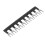 10Pcs 8-Position Black Barrier Strips, 400V 15A, 20.6mm Width 7