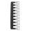 10Pcs 8-Position Black Barrier Strips, 400V 15A, 20.6mm Width 8