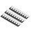 10Pcs 8-Position Black Barrier Strips, 400V 15A, 20.6mm Width 16