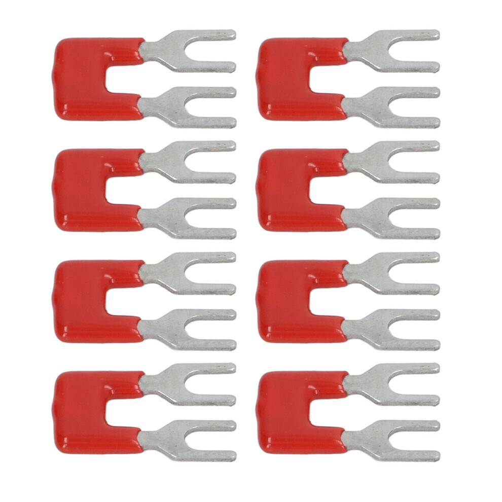 Fork Type 20Pcs 400V 15A Copper Conductor Terminal Strips Red Tb 1502 6921354704861