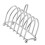Edelstahl-Toaster-Rack mit 6 Fächern und Griff, 10x15,7 cm 6