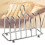 Edelstahl-Toaster-Rack mit 6 Fächern und Griff, 10x15,7 cm 13