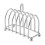 Edelstahl-Toaster-Rack mit 6 Fächern und Griff, 10x15,7 cm 2
