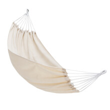 Outdoor Beige Double Swing Hammock 190x150cm, Reinforced & Anti-Rollover