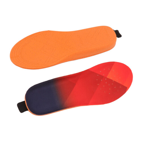 Cuttable Heated Insoles USB Rechargeable 3 Temps Fits 39‑42