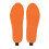 Cuttable Heated Insoles USB Rechargeable 3 Temps Fits 39‑42 7