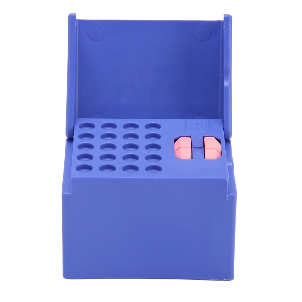Autoclave Endodontic File Cleaning Box with Measuring Scale, Blue