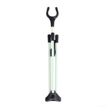 Stable Bow Stand Holder For Recurve Bows, Traditional Bows, And Hunting Bows, Easy To Disassemble, Silver