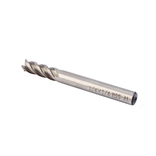1 Pcs 4 Flöte Schaftfräser Gerade 1/4 "Schaft 2