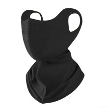 Women's Breathable Summer Outdoor Face Guard, UV-Protect, Adjustable Fit, Quick-Dry Fabric For Hiking - Classic Black