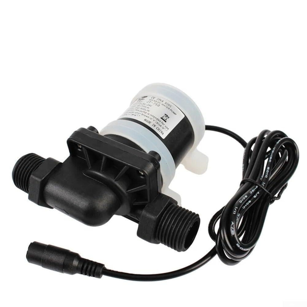 Dc 12V 24V Brushless Solar Water Pump Ip68 Waterproof 900L/H 7M Head Quiet Motor For Water Heater Shower Floor Heating 9016109631824