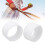 2 teile/satz Tennis Schläger Griff Silikon Ring 12