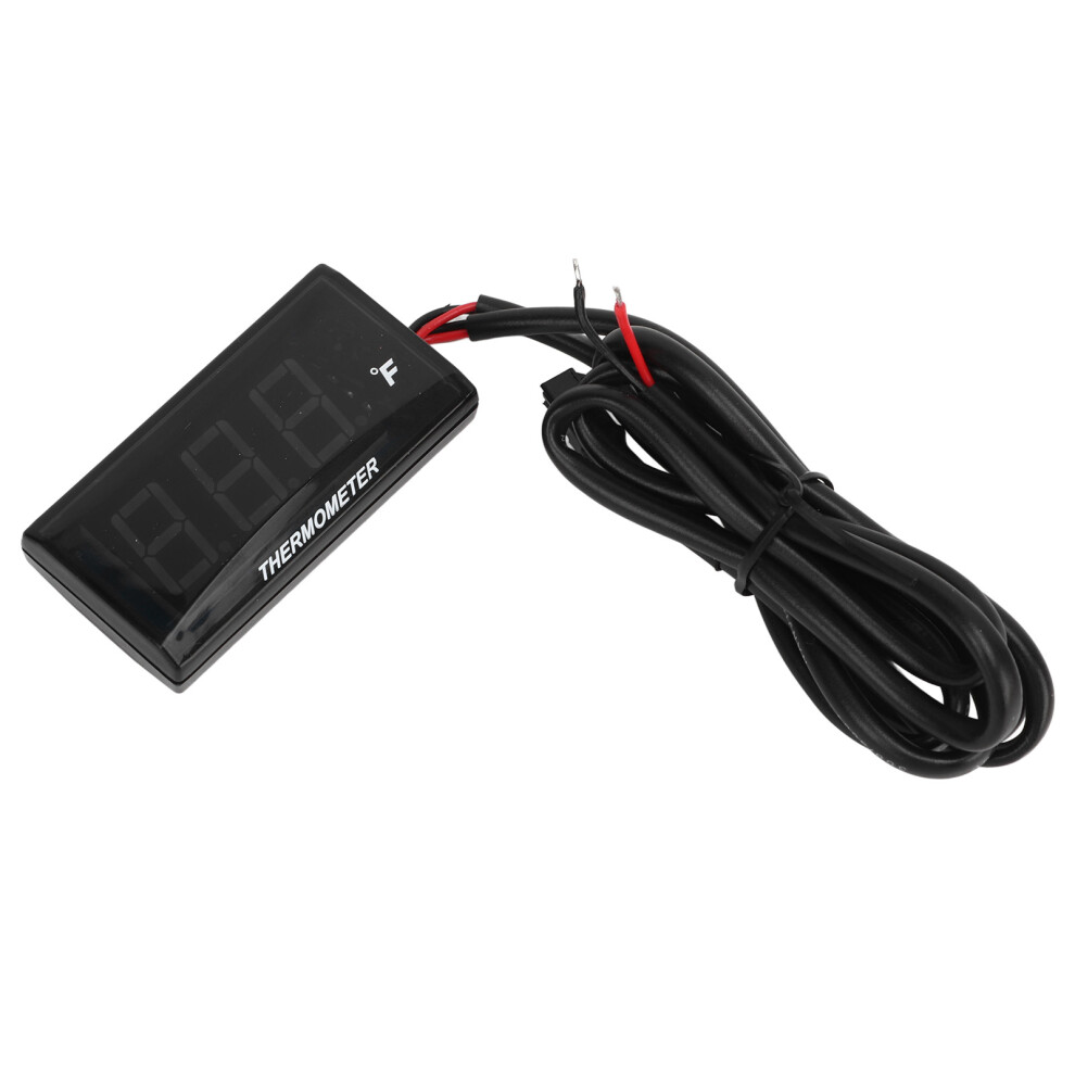 Blue LCD Motorcycle Water Temp Meter Ultra Thin Design DC12V ABS Housing-image-OPC-PMFMJ2R-NEW