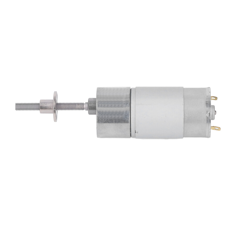 Self Locking Dc Worm Gear Motor 12V 35Rpm Flanged Aluminum Alloy 7661354741365