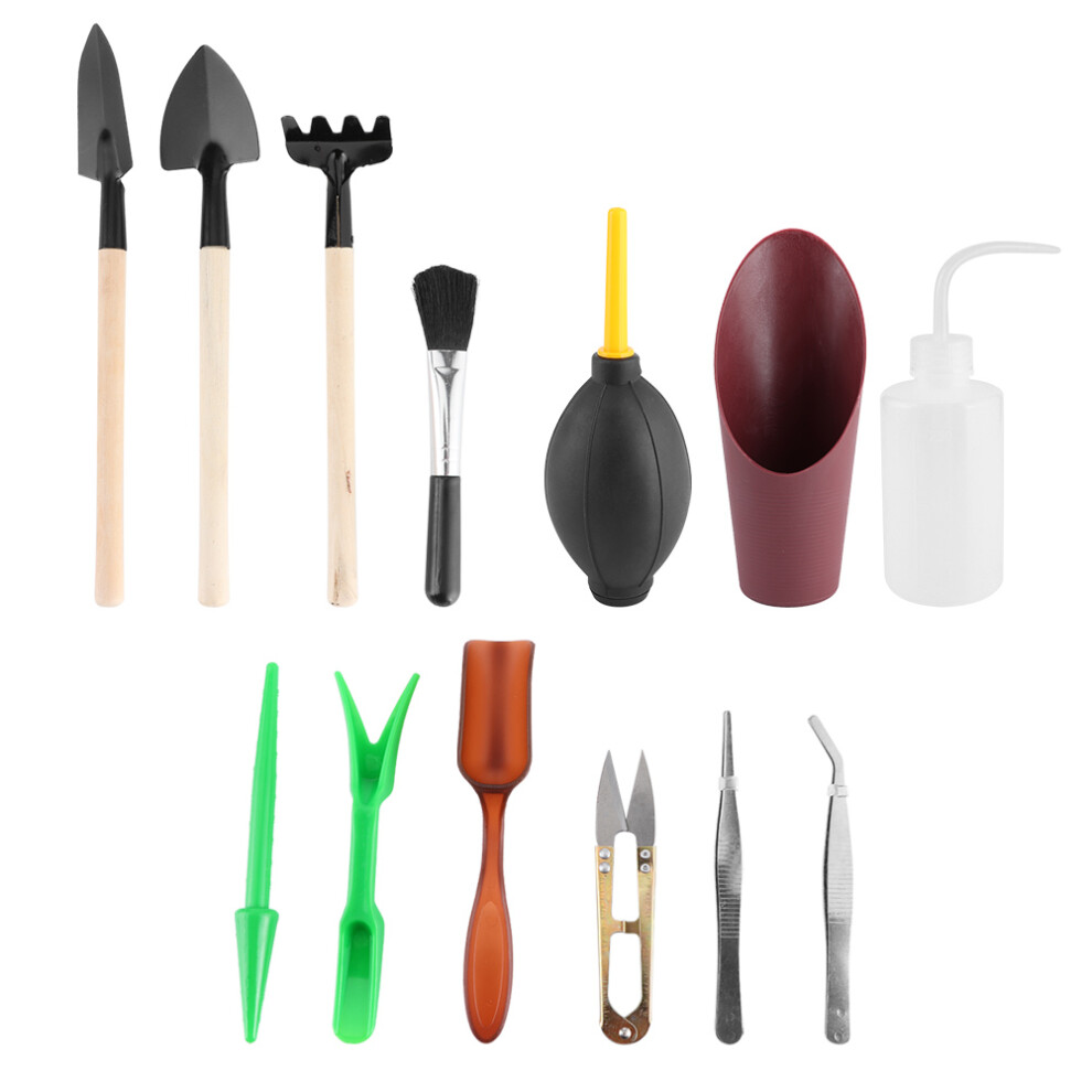 13pcs Mini Garden Hand Tools Bonsai Planting Transplanting-image-OPC-PMFMJXX-NEW