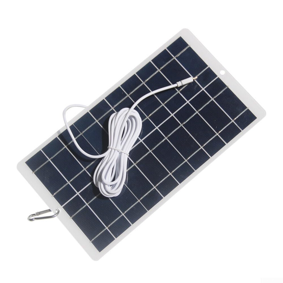 Solar Power Bank Charger 10W 5V Output With 300Cm Cable For Outdoor Use Compatible With Micro Usb Devices 9354506526498