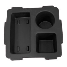 Snack Box Cup Holder Tray For BoggBag Cup Holder Tray Accessories Topper Divider Organizer For Beach Tote Bags Black