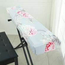 (Peony flower, L) HOT Universal Electronic Keyboard Dust Cover Dust Proof Electric Piano Cover