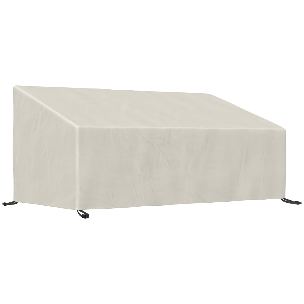 Patio Garden Sofa Cover Waterproof 600D Oxford Fabric for 3 Seater Beige 218x111x63-101cm Outdoor Furniture Shield-image-OPC-PMFMQCK-NEW