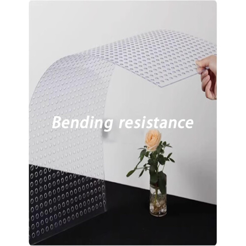 Hole Perforated Polycarbonate Sheets, 15.7x39.3in, Lightweight Plastic Mesh Panel, Decorative Panels, Leak-Proof Window Pads 2