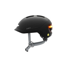 Unit 1 - NEON-MIPS-M-schwarz-V1 - MIPS Fahrradhelm mit Smart-Funktionen - schwarz - Gr. M