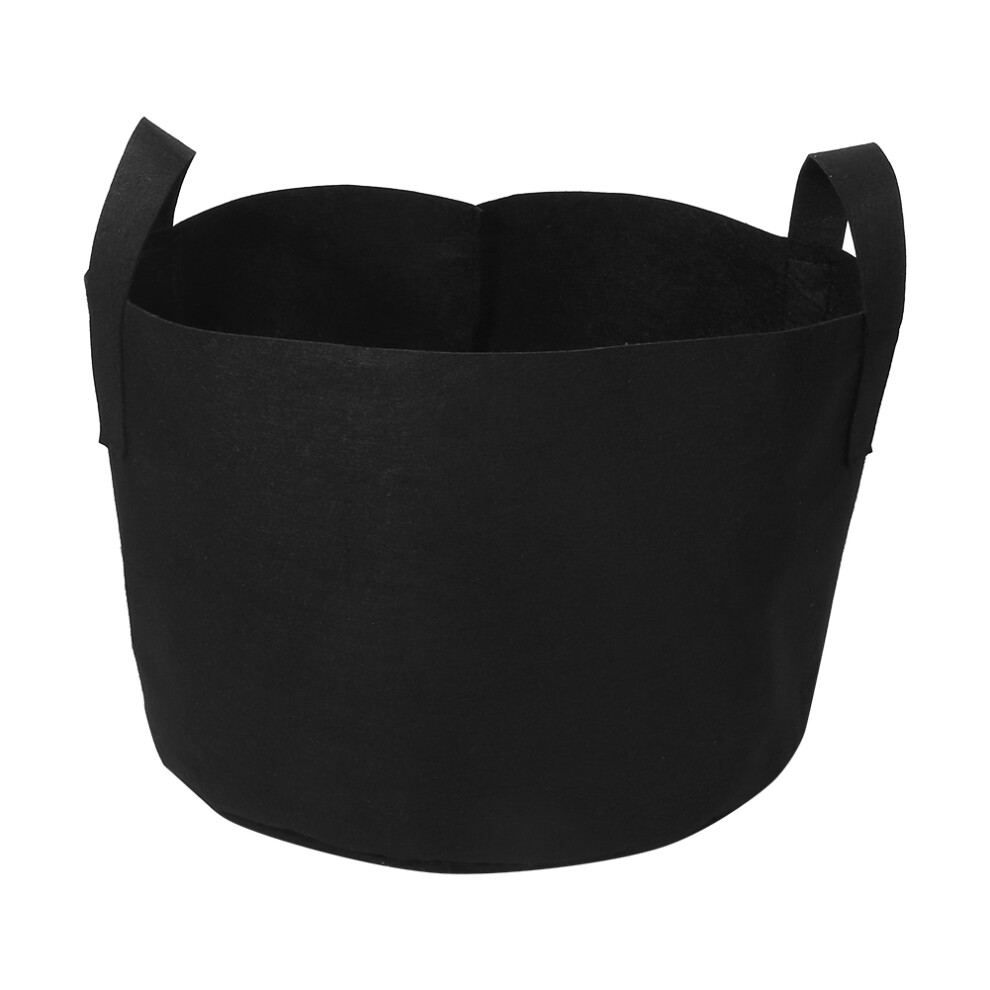 Black Growing Bag Vegetable Flower Aeration Pot 10 Gallon 28x40cm-image-OPC-PMFMR82-NEW
