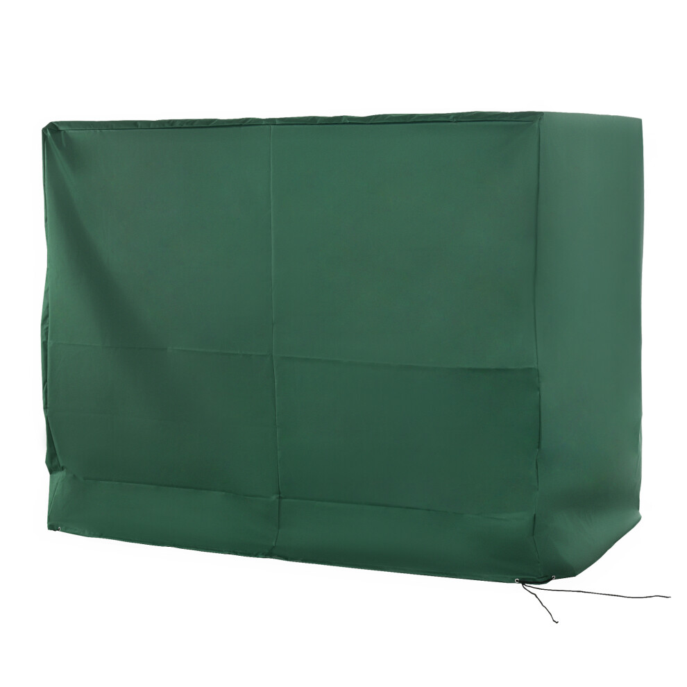 Outdoor Garden Swing Chair Cover Waterproof UV Resistant 240L x 133Wcm Green for 3-Seat Swing Set-image-OPC-PMFMTN9-NEW