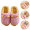 1 Paar Pluizige Wintert Slippers 6
