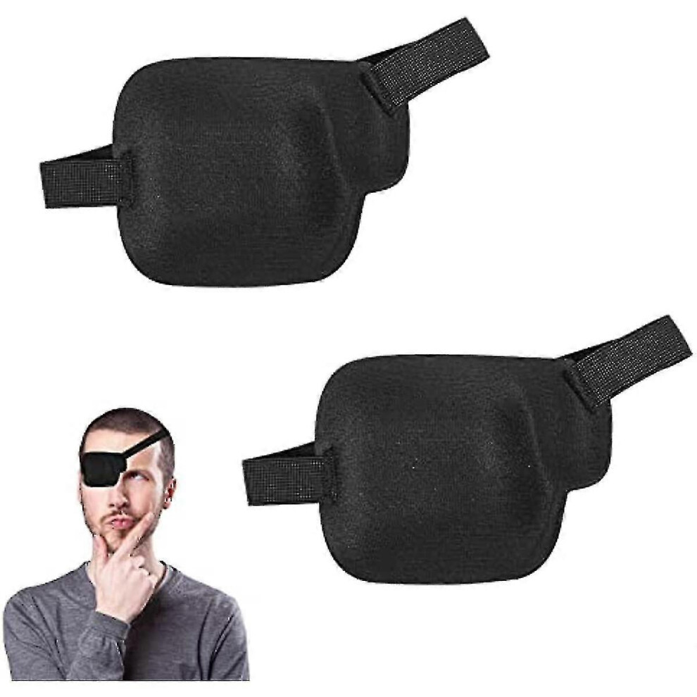 Kikidex (As Show, One Size) 2Pcs 3D Eye Patches For Adults, Adjustable Eye Patches