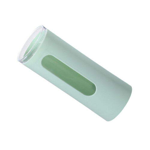 Wall Mounted Disposable Cup Dispenser With Pull Type Design Dustproof PP Material Cup Holder Green Home Organization