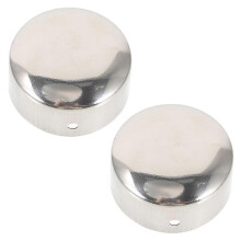 (As show, One size) 2pcs Round Handrail End Plug Caps Hole Plugs Handrail End Caps for Wood Rail