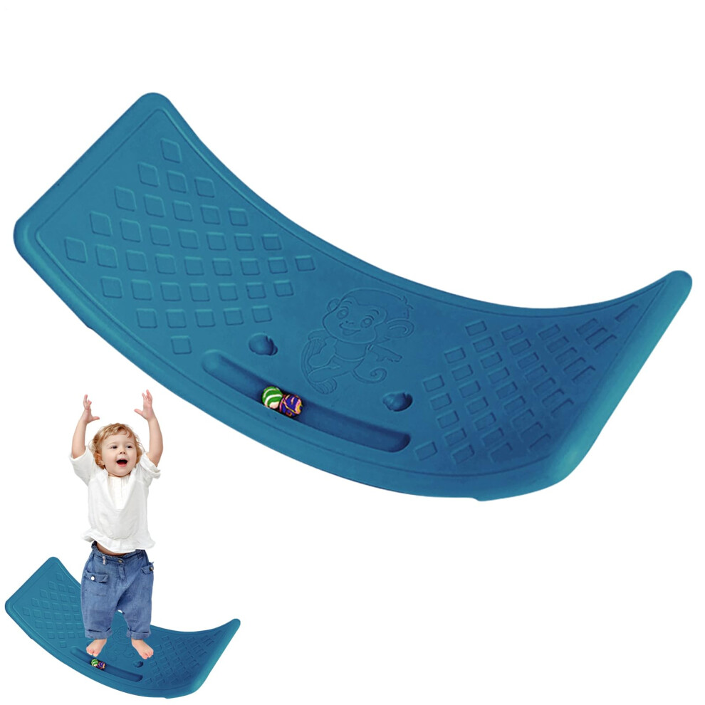 Balancing Board For Kids, Curved Training Board, Sensory Learning Toy, Wobble Practice, Indoor Use