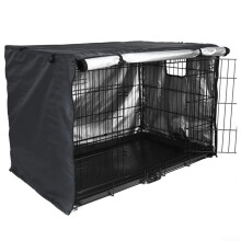 Multi Size For dog Cage Cover With Breathable Mesh Windows For Easy Cleanup 24 Inch