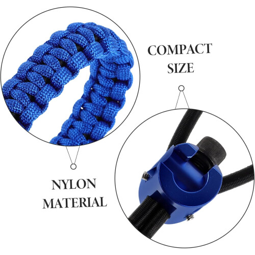 Bow String Wrist Guard Nylon Quick Detach Wrist Strap Finger Protector Archery Practice Recurve And Compound Bows 2