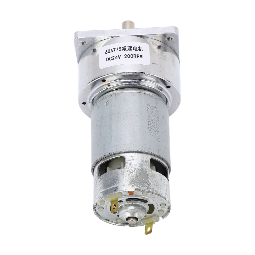 Dc24v Self Locking Worm Gear Motor 200Rpm 3.8A Brass Coiled 9371354809436